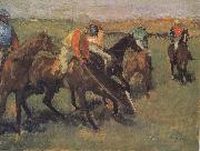 Edgar Degas Before the race France oil painting artist